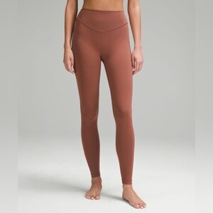 Lululemon Wunder Under SmoothCover High-Rise Tight 28" Leggings Ancient copper